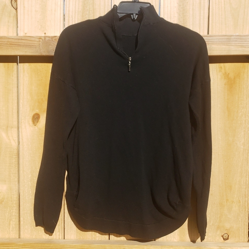 Black half zip